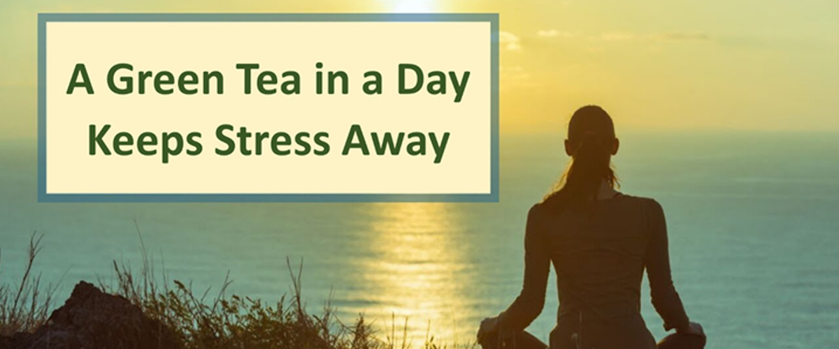 A Green Tea in a Day Keeps Stress Away